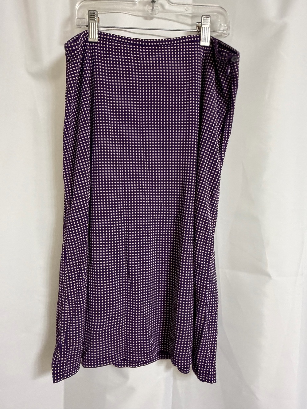 Ann Taylor Purple Polka Dot Maxi Skirt